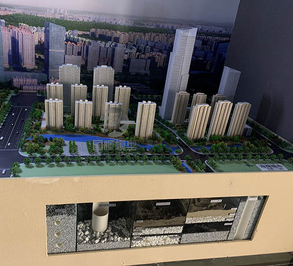 方城县建筑模型